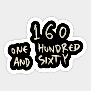 160 Sticker